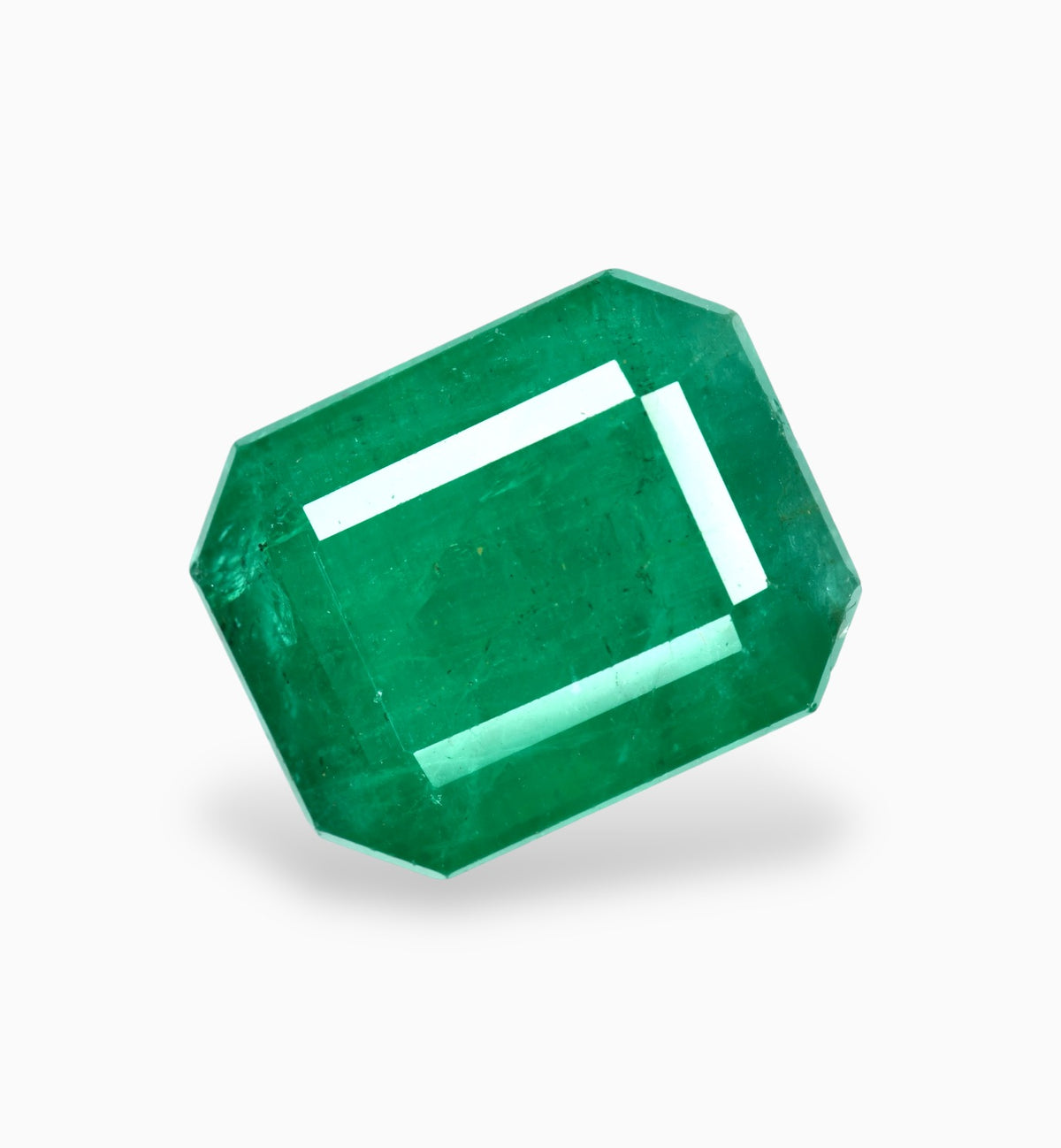 Natural Zambian Emerald Stone 8.12 Carats 13.6x11mm