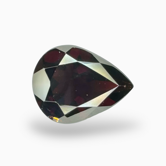 Almandine Red Garnet Natural 8.12 Carats Pear Shape (Pyrope) 14X11 mm