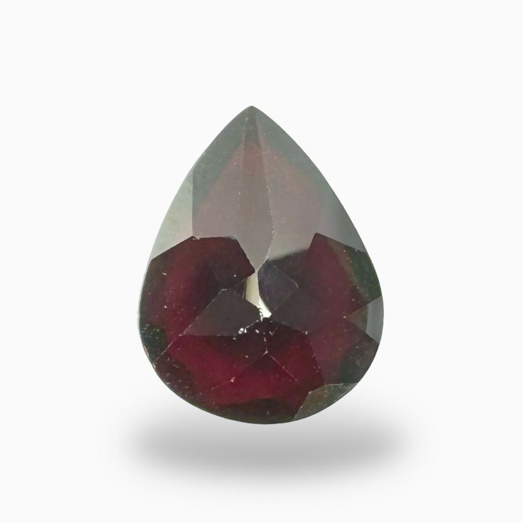 Almandine Red Garnet Natural 8.12 Carats Pear Shape (Pyrope) 14X11 mm