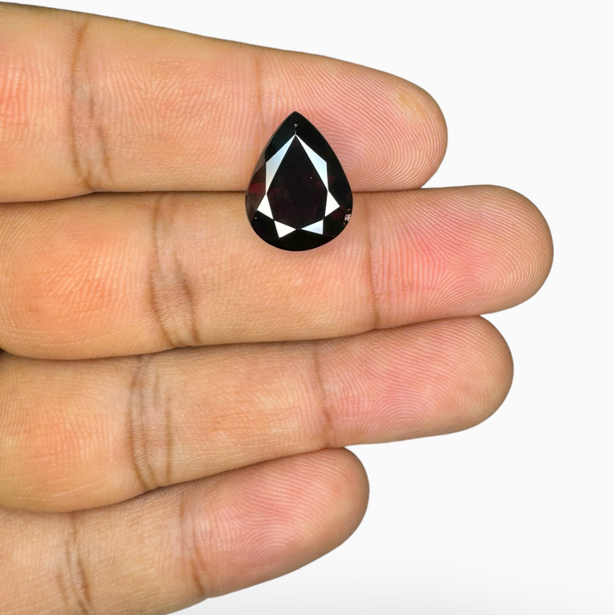 Almandine Red Garnet Natural 8.12 Carats Pear Shape (Pyrope) 14X11 mm