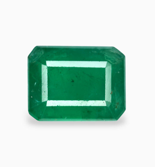 Natural Zambian Emerald Stone 7.28 Carats 12.8x10mm