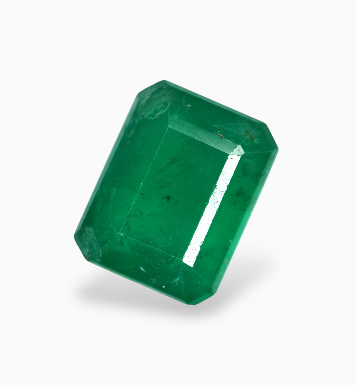 Natural Zambian Emerald Stone 7.28 Carats 12.8x10mm