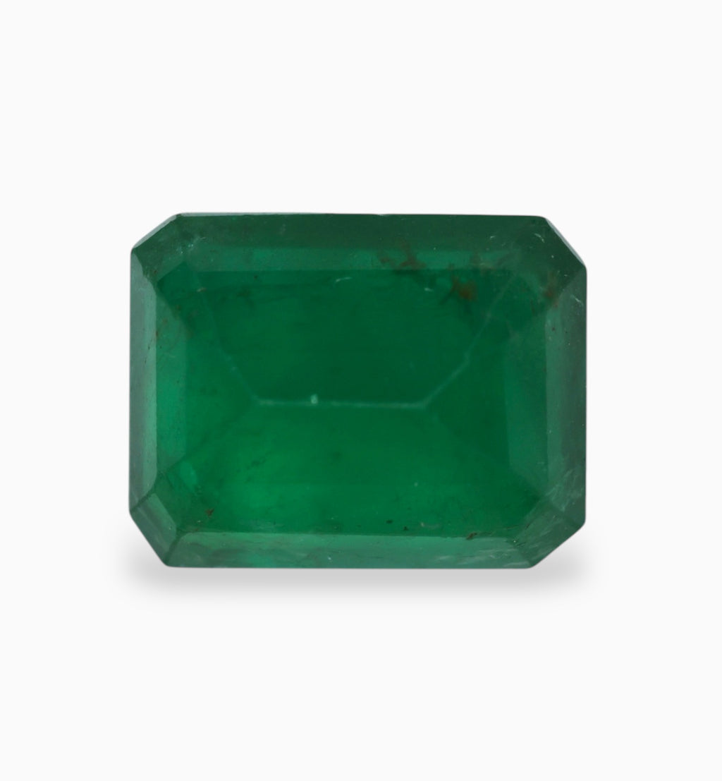 Natural Zambian Emerald Stone 7.28 Carats 12.8x10mm