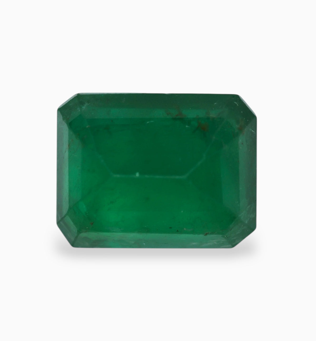 Natural Zambian Emerald Stone 7.28 Carats 12.8x10mm