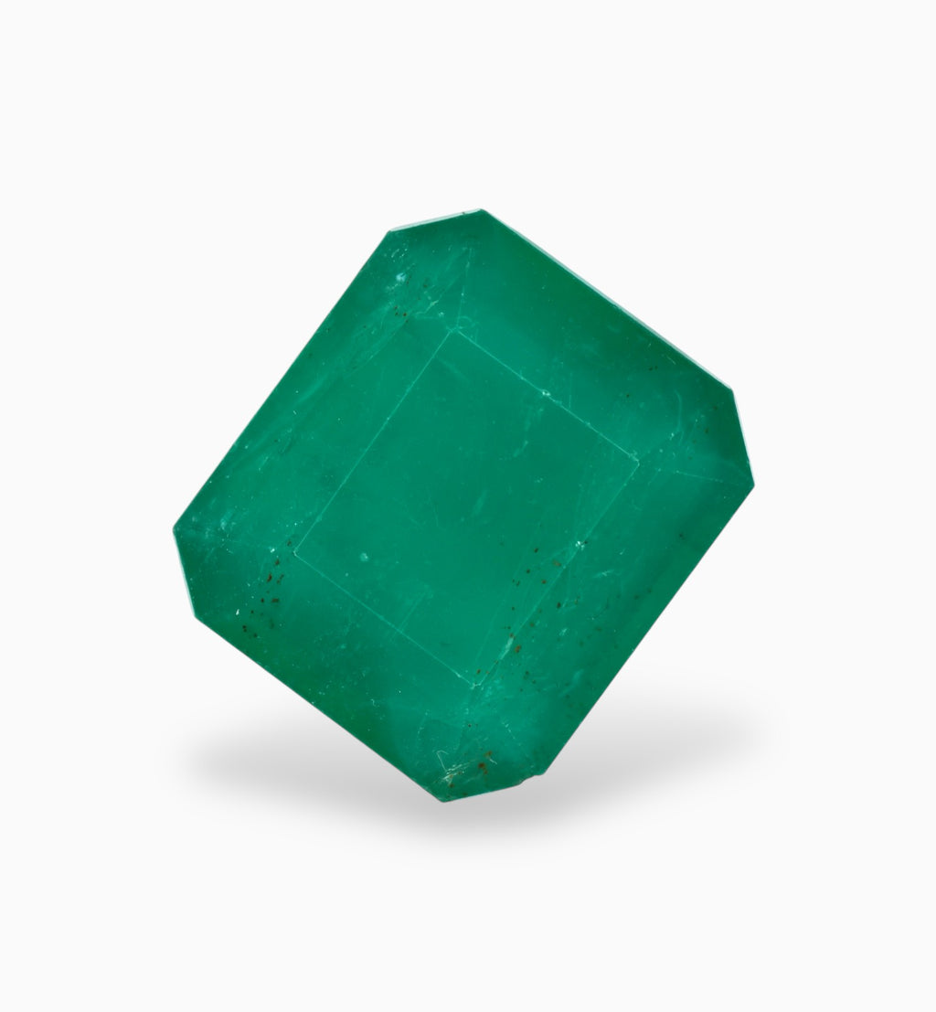 Natural Zambian Emerald Stone 6.02 Carats 11.8x10.4mm