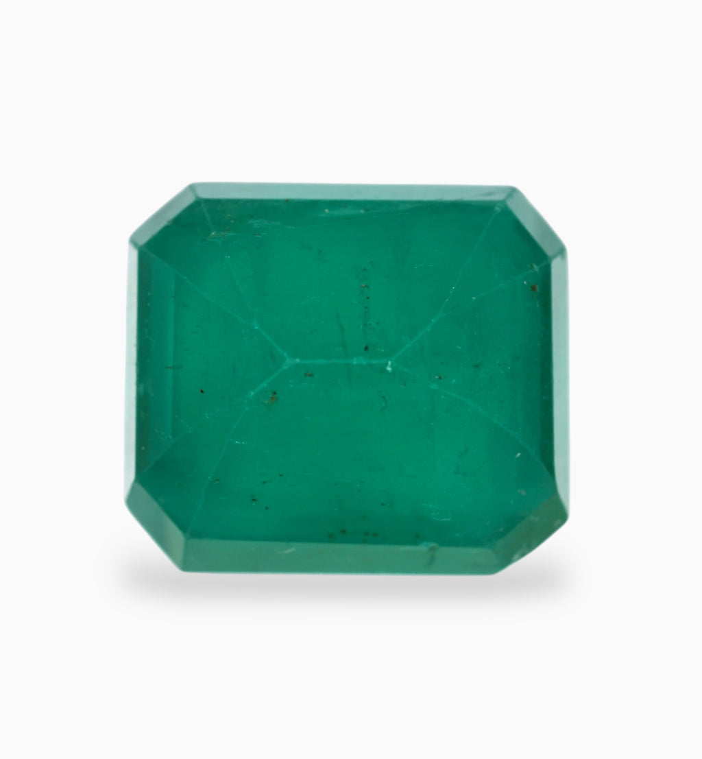Natural Zambian Emerald Stone 6.02 Carats 11.8x10.4mm