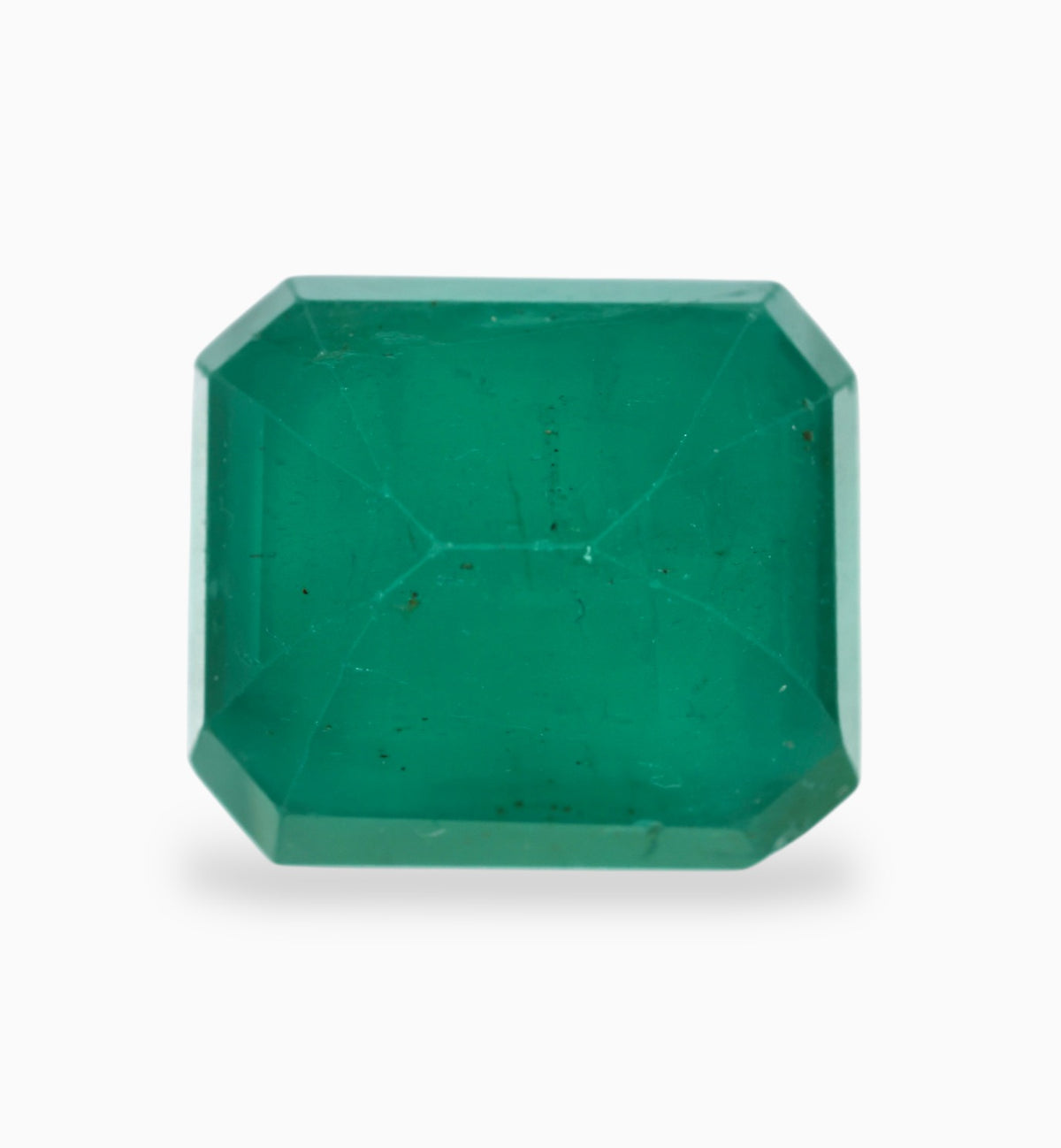 Natural Zambian Emerald Stone 6.02 Carats 11.8x10.4mm