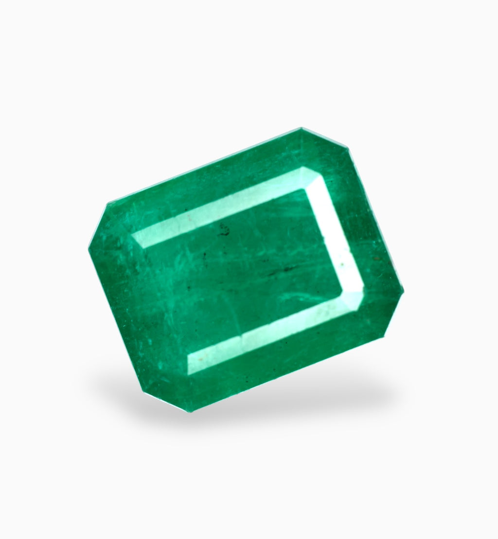 Natural Zambian Emerald Stone 9.53 Carats 13.5x11mm