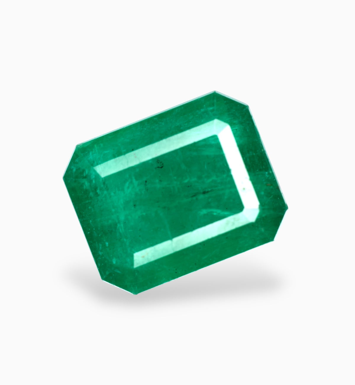 Natural Zambian Emerald Stone 9.53 Carats 13.5x11mm