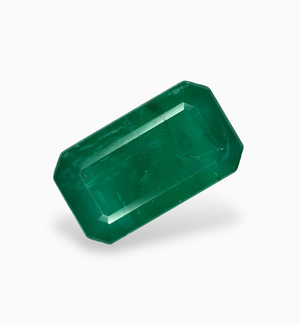 Natural Zambian Emerald Stone 8.45 Carats 15.9x9mm