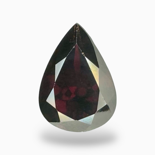 Natural Red Almandine Garnet (Pyrope) 7.45 Carats Pear Shape 16X11mm