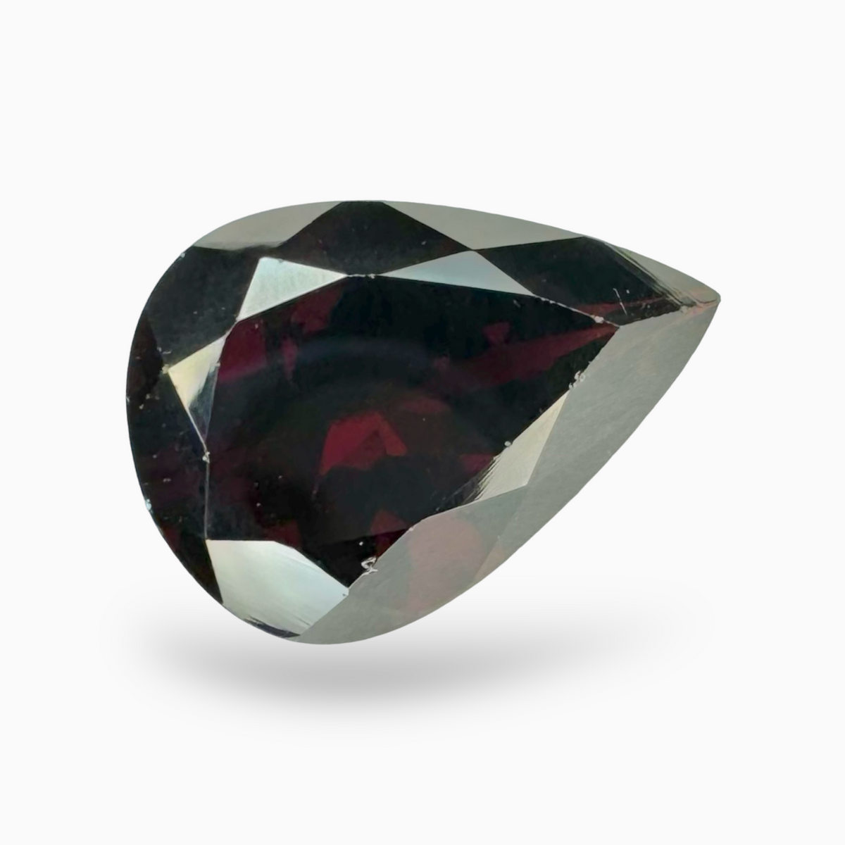 Natural Red Almandine Garnet (Pyrope) 7.45 Carats Pear Shape 16X11mm