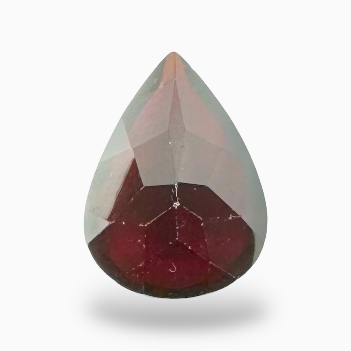 Natural Red Almandine Garnet (Pyrope) 7.45 Carats Pear Shape 16X11mm