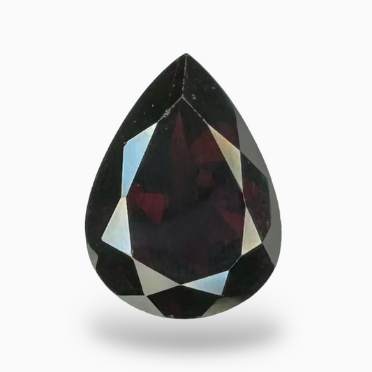 Original Almandine Red Garnet (Pyrope) 7.92 Carats Pear Shape 14X10mm