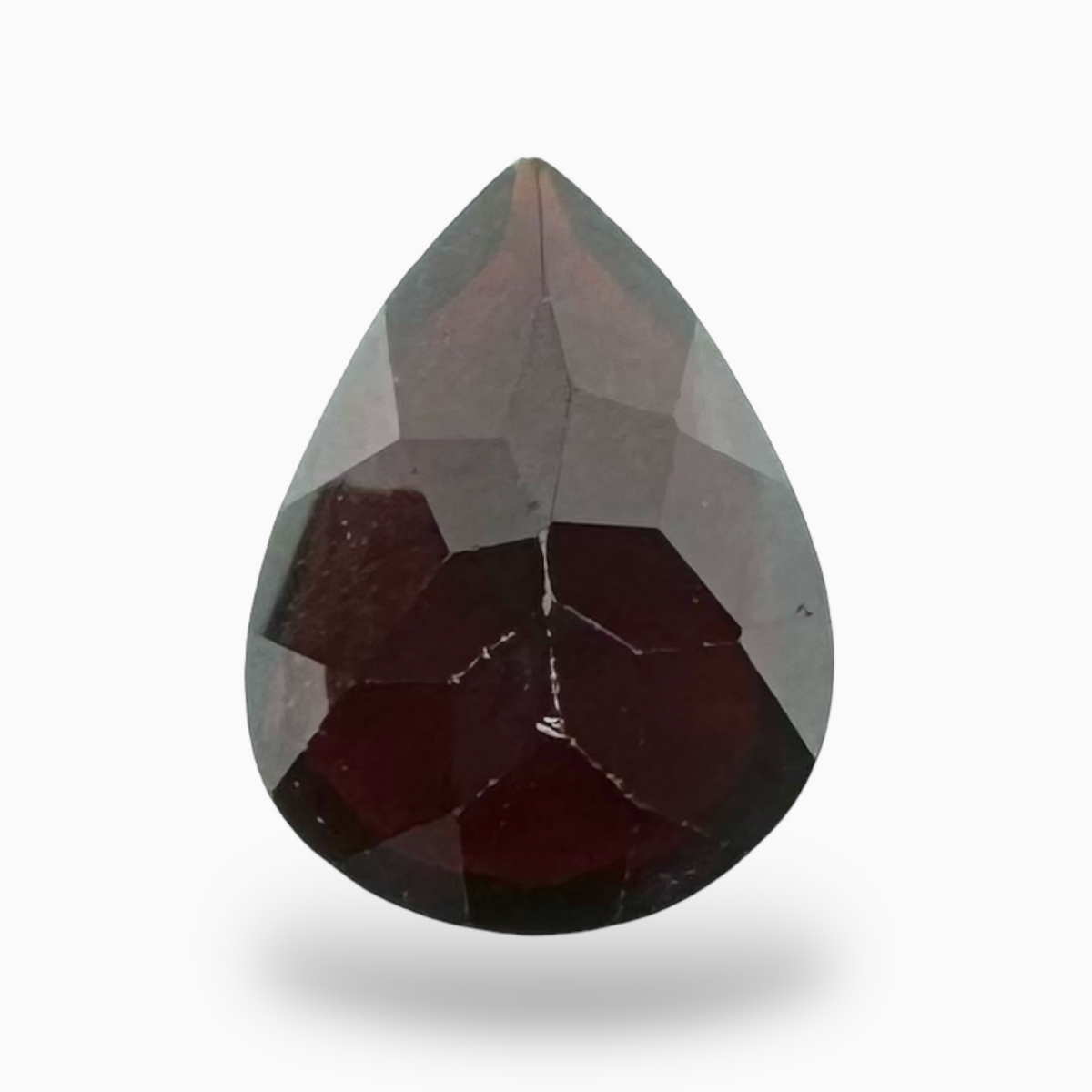 Original Almandine Red Garnet (Pyrope) 7.92 Carats Pear Shape 14X10mm