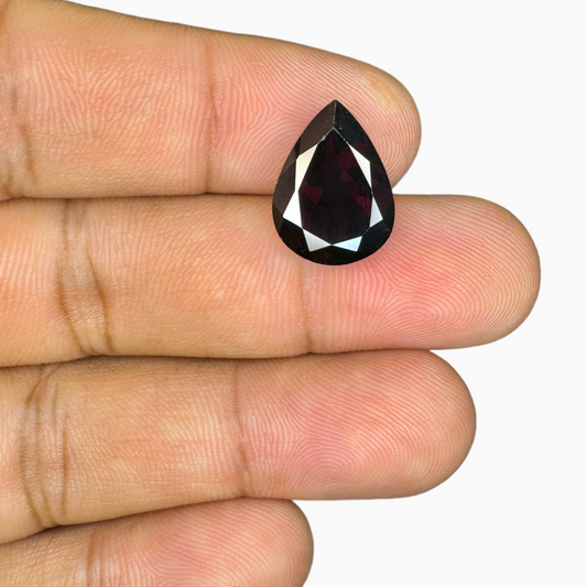 Original Almandine Red Garnet (Pyrope) 7.92 Carats Pear Shape 14X10mm