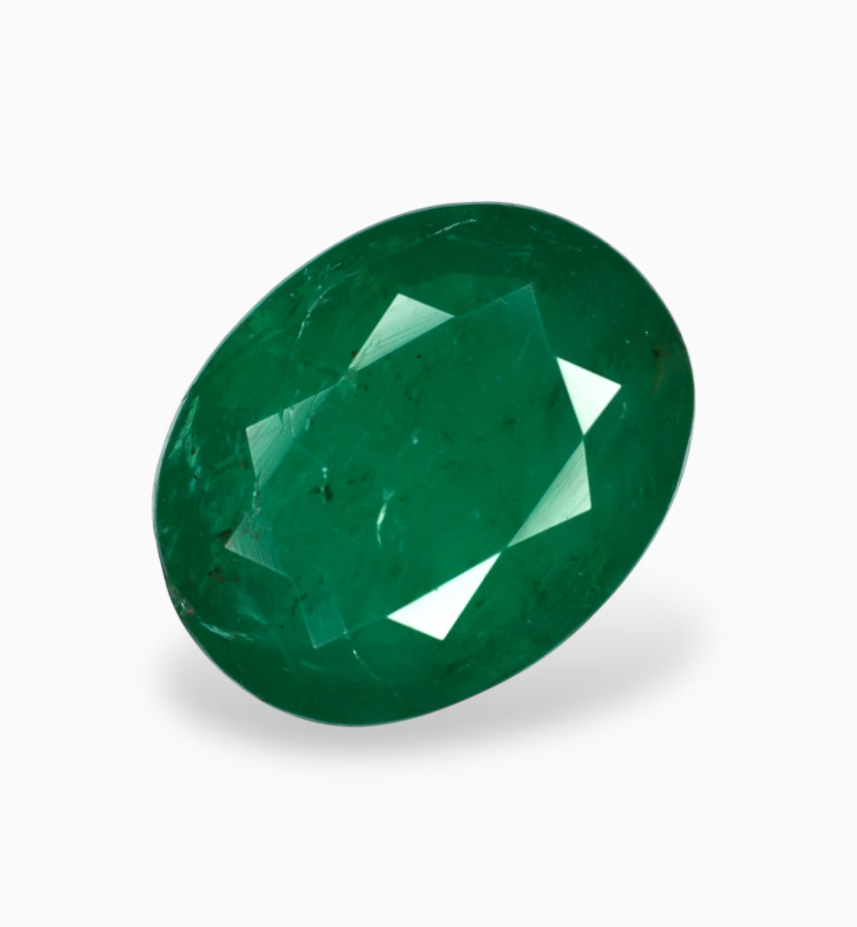 Natural Zambian Emerald Stone 3.17 Carats 11.7x9.1mm