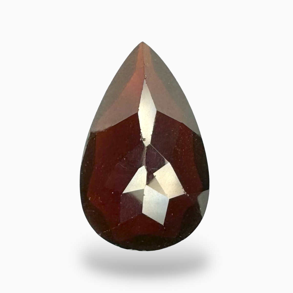 Natural Almandine Red Garnet Pear Shape (Pyrope) 11.51 Carats 18X15mm