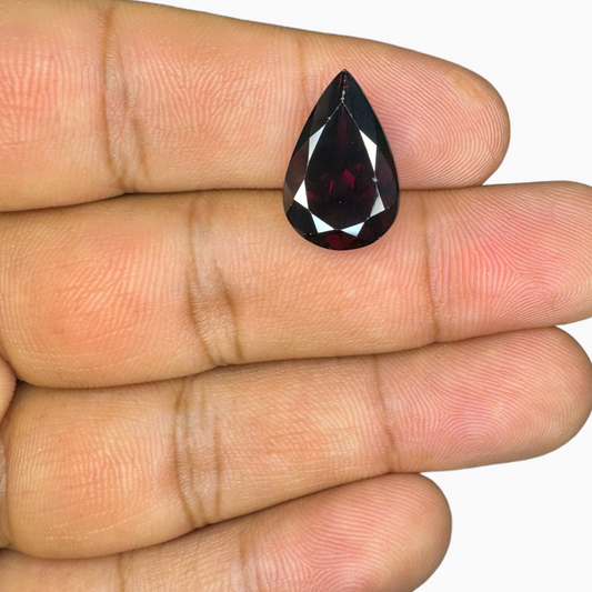 Natural Red Almandine Garnet Pear Shape (Pyrope) 10.20 Carats 17X10mm