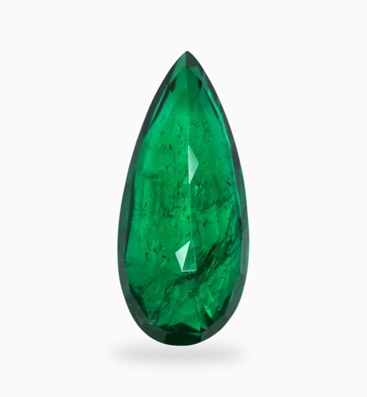 Natural Zambian Emerald Stone 10.04 Carats 20.5x10.5mm