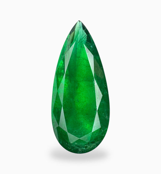 Natural Zambian Emerald Stone 19.72 Carats 30.2x13.3mm