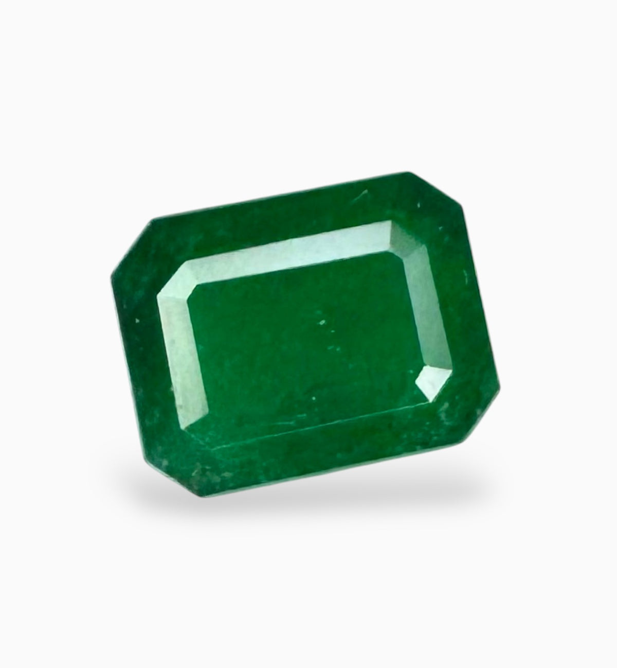 Natural Zambian Emerald Stone 4.98 Caratst 11.9x9.2mm