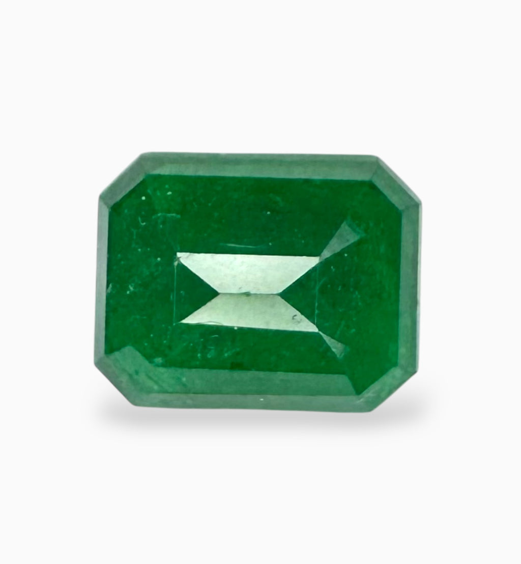 Natural Zambian Emerald Stone 4.98 Caratst 11.9x9.2mm