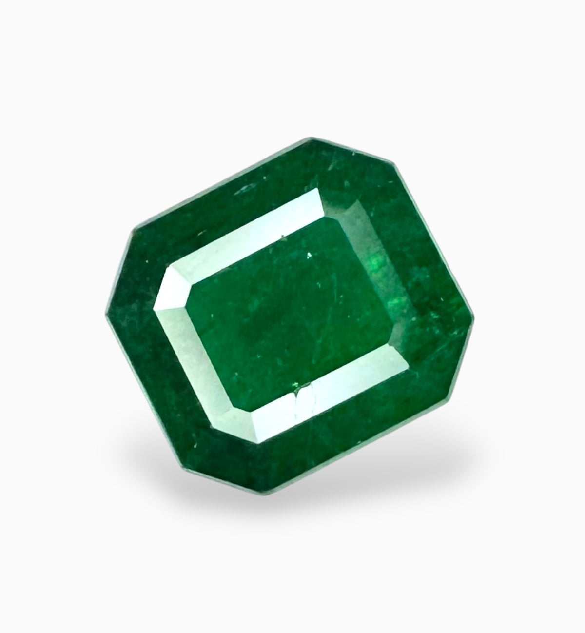 Natural Zambian Emerald Stone 4.89 Carats 11.3x10.3mm