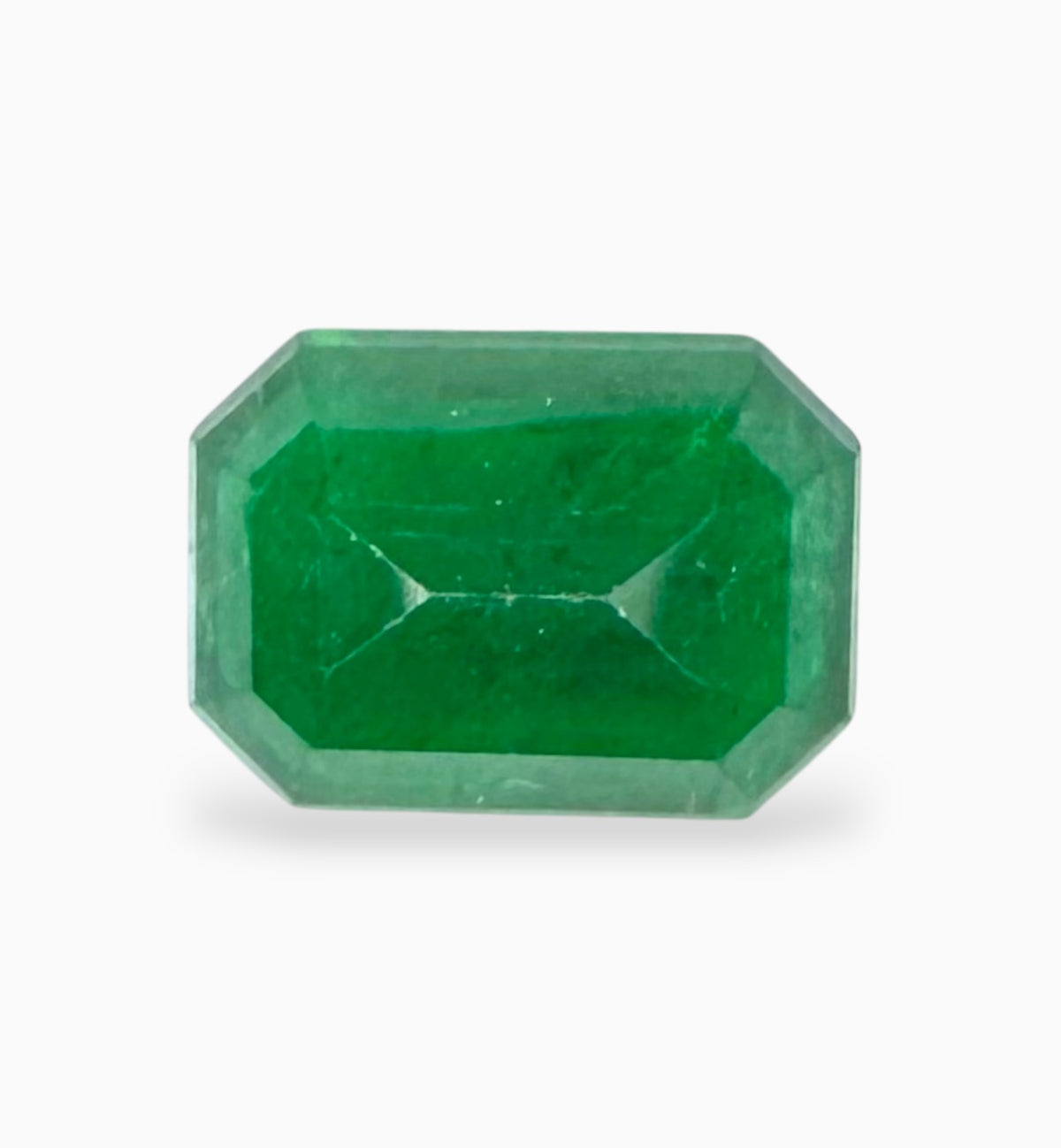 Natural Zambian Emerald Stone 4.33 Carats 12x8.7mm