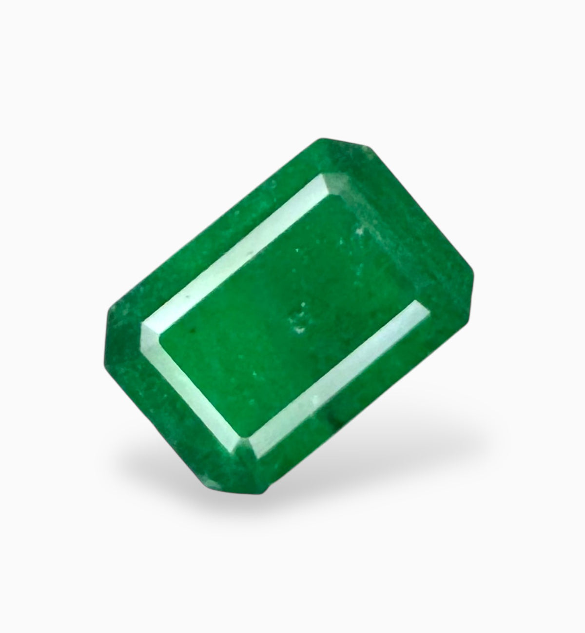 Natural Zambian Emerald Stone 5.13 Carats 13.5x9.2mm
