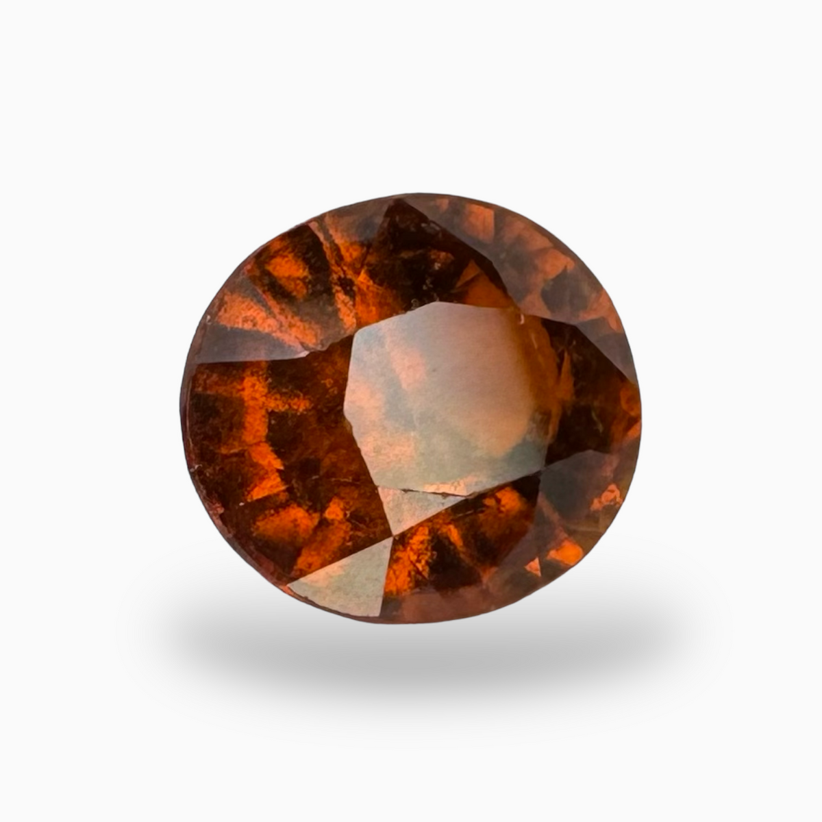 Natural Hessonite Garnet Oval Shape 4.45 Carats 10X9mm (Gomed Stone)