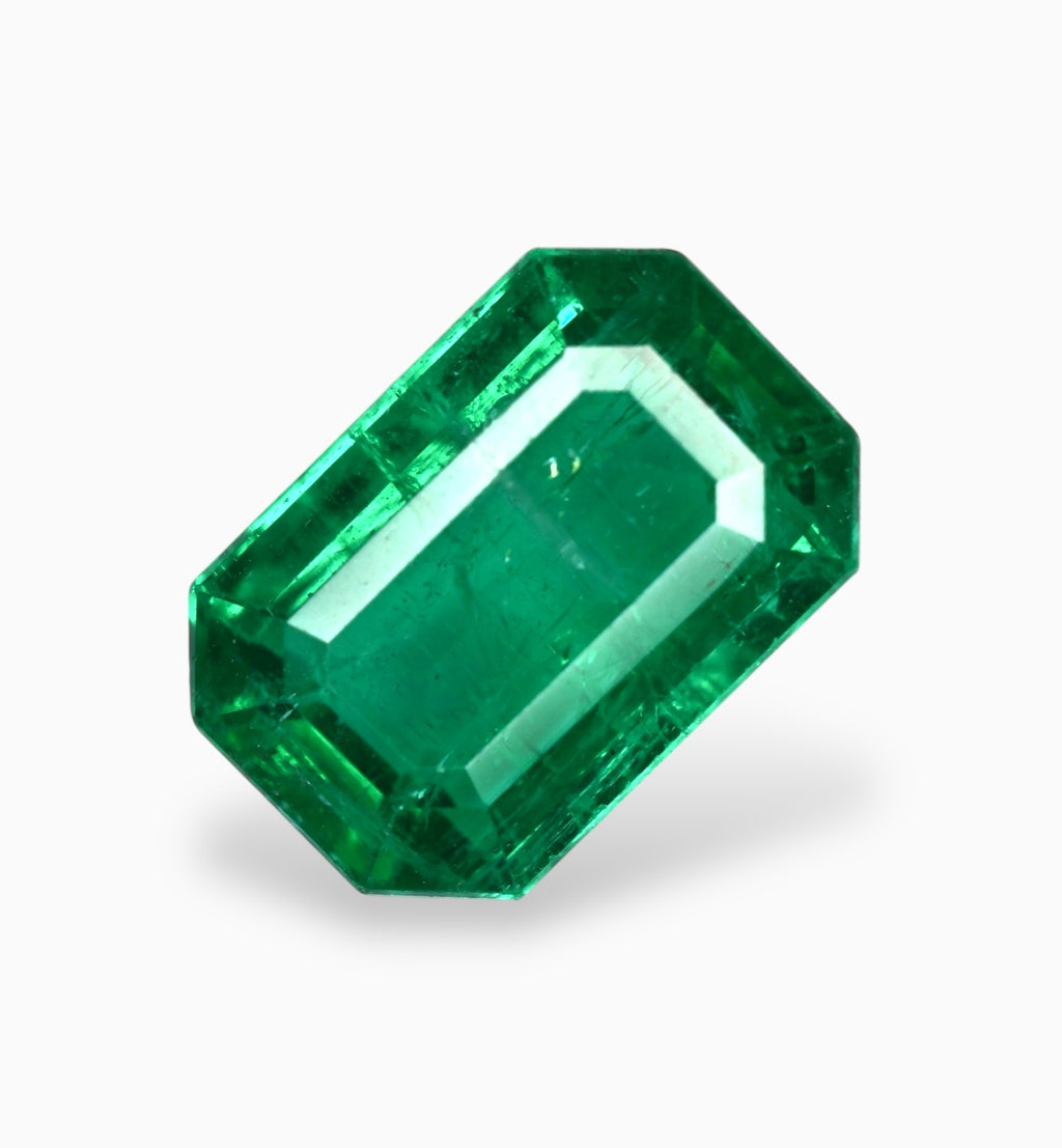 Natural Zambian Emerald Stone 3.04 Carats 10.7x7.2mm