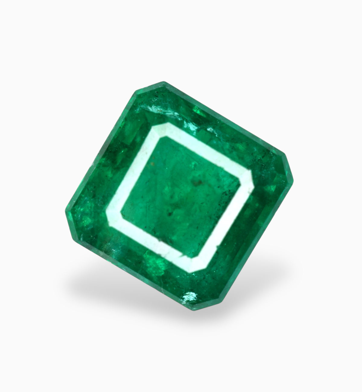 Natural Zambian Emerald Stone 3.84 Carats 9x9mm
