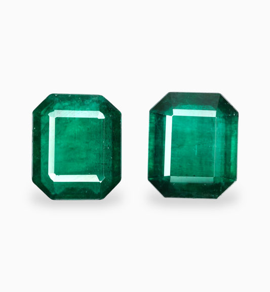 Natural Zambian Emerald Stone 9.54 Carats 11x9.2mm