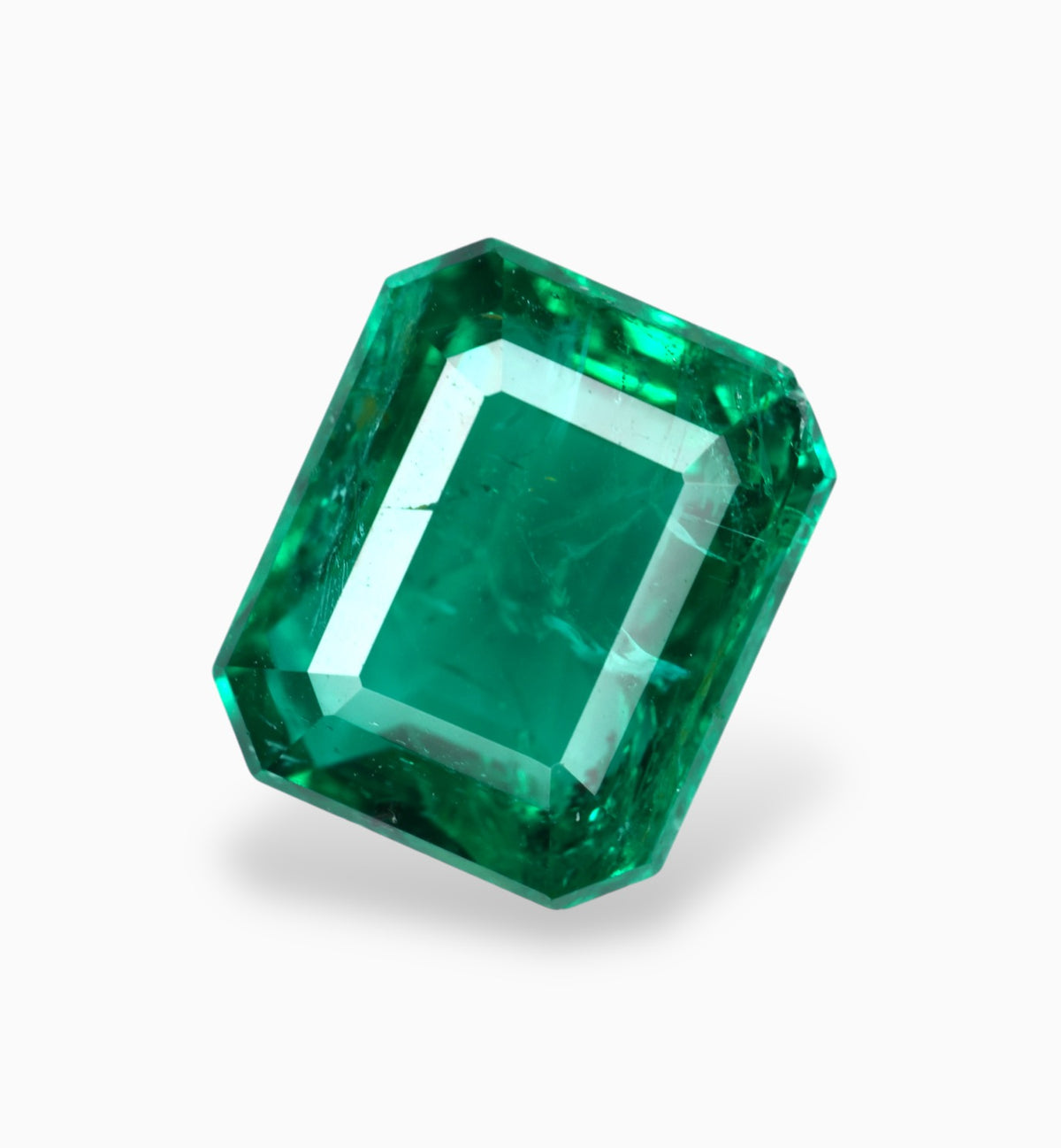 Natural Zambian Emerald Stone 3.61 Carats 9.7x8.1mm