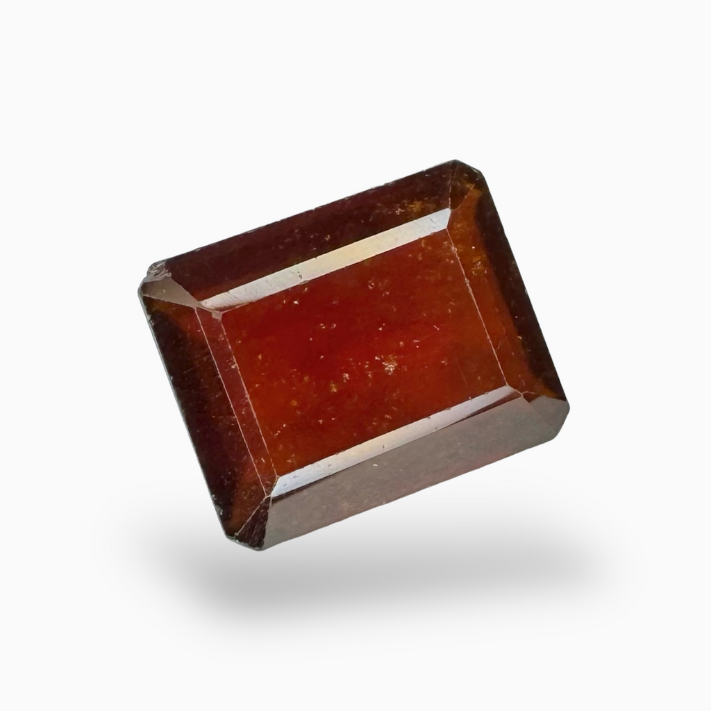 Natural Hessonite Garnet Emerald Cut 11.95 Carats ( 15X13mm )
