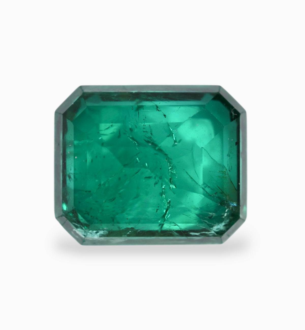 Natural Zambian Emerald Stone 3.61 Carats 9.7x8.1mm