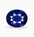 Natural Blue Sapphire Precious Stone 3.04 Carats 9.5x8mm