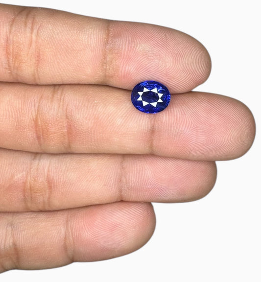 Natural Blue Sapphire 3.04 Carats 9.5x8mm