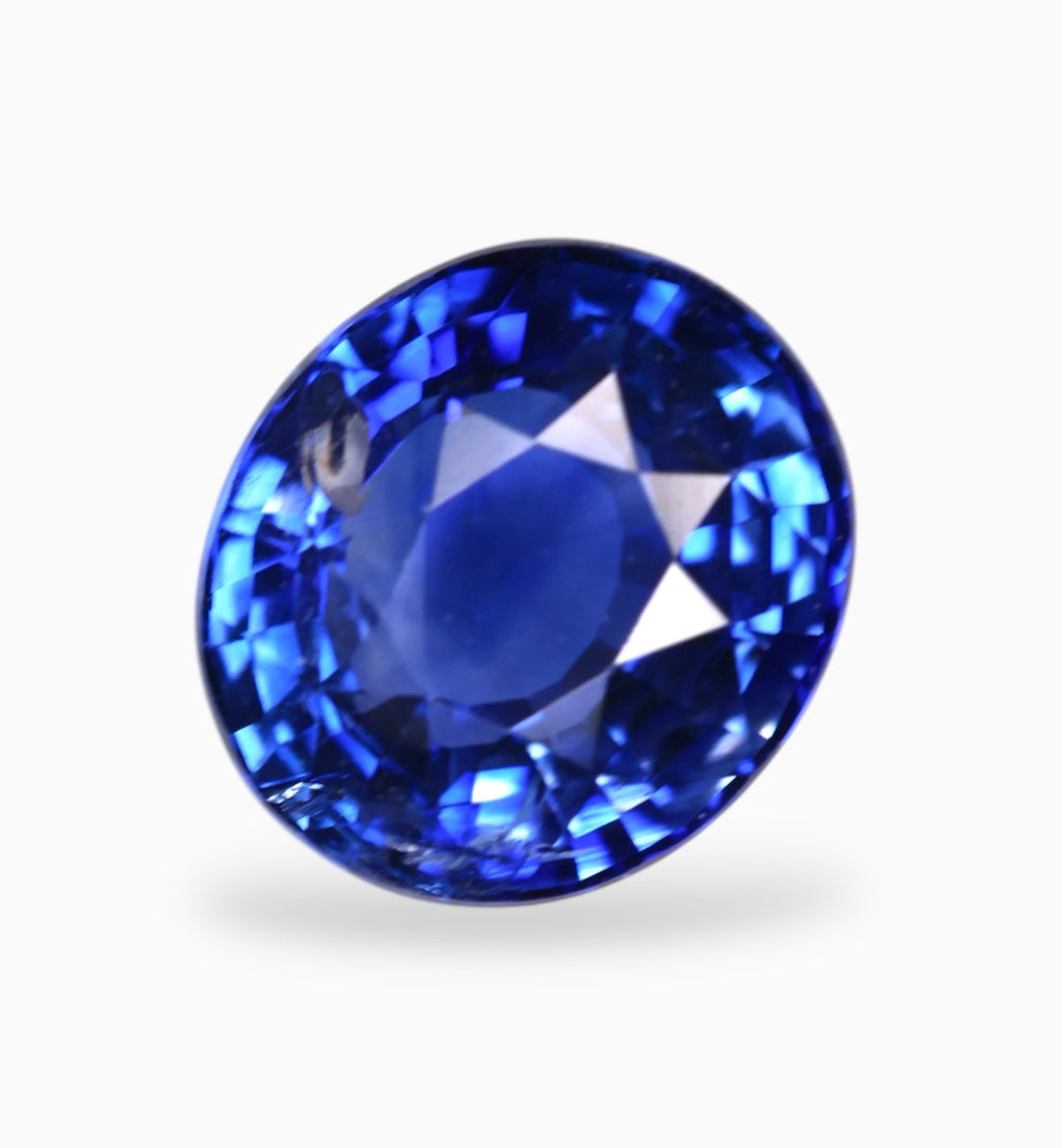Natural Blue Sapphire Precious Stone 2.49 Carats 8.2x7.2mm