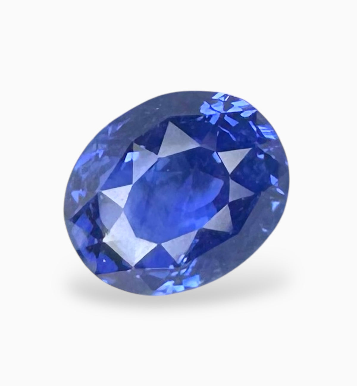 Natural Blue Sapphire Precious Stone 1.50 Carats 7x5.7mm