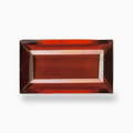 Dark Orange Natural Hessonite Garnet 4.95 Carats Emerald Cut ( 13X8mm )
