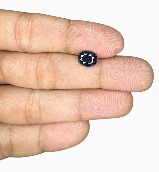 Natural Blue Sapphire Stone 2.69 Carats 8.7x6.7mm