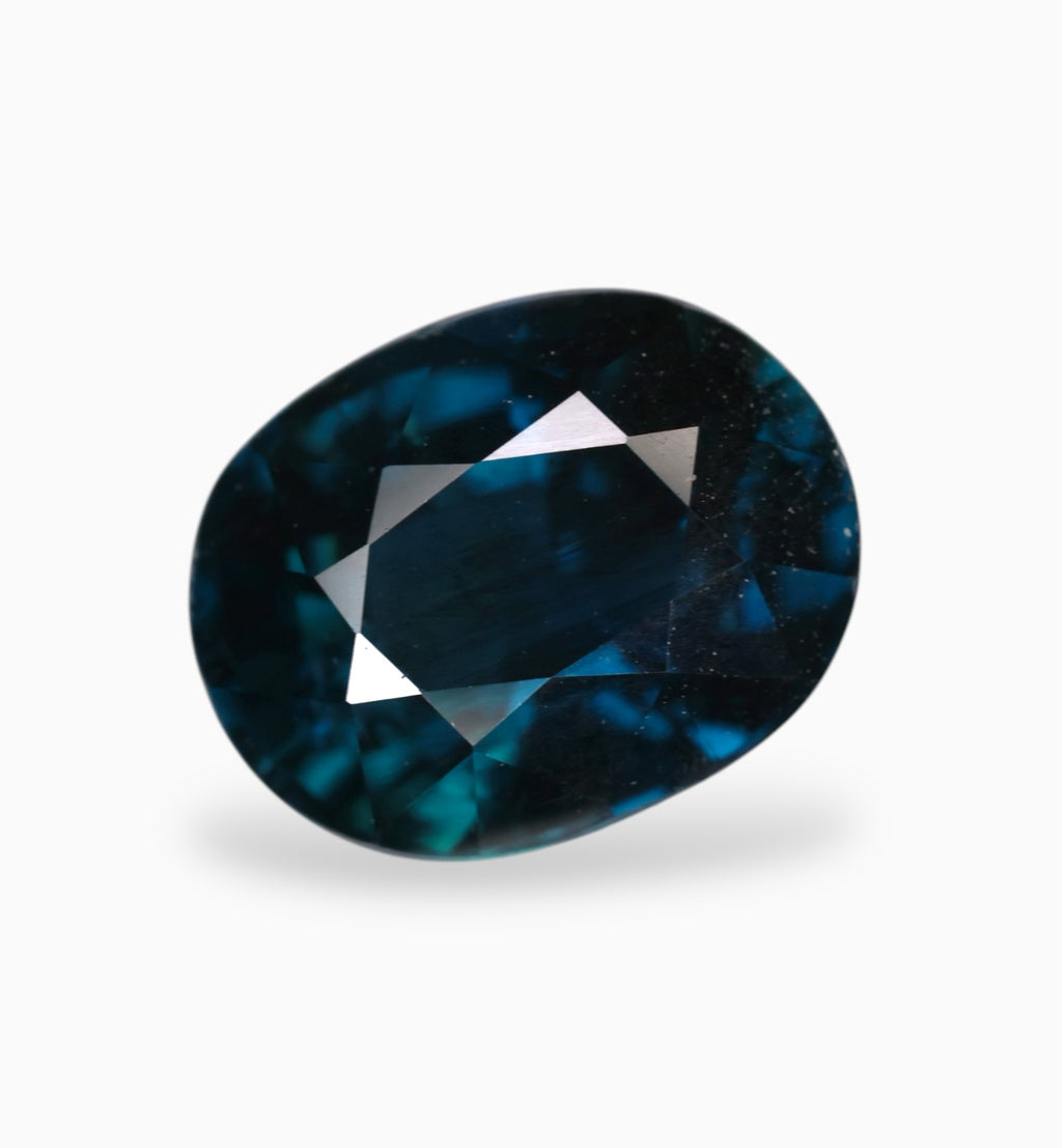 Natural Blue Sapphire Precious Stone 2.45 Carats 8.5x6.7mm