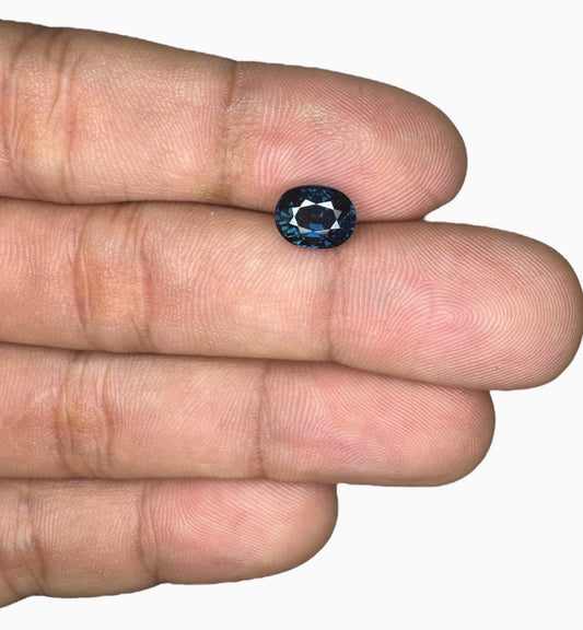 Natural Blue Sapphire Stone 2.45 Carats 8.5x6.7mm