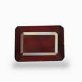 Natural Hessonite Garnet Stone 14.76 Carats Emerald Cut ( 16X13mm )
