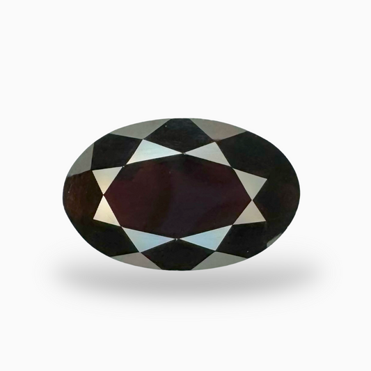 Natural Dark Red Almandine Garnet Oval Shape (Pyrope) 8.98 Carats 17.3X11mm