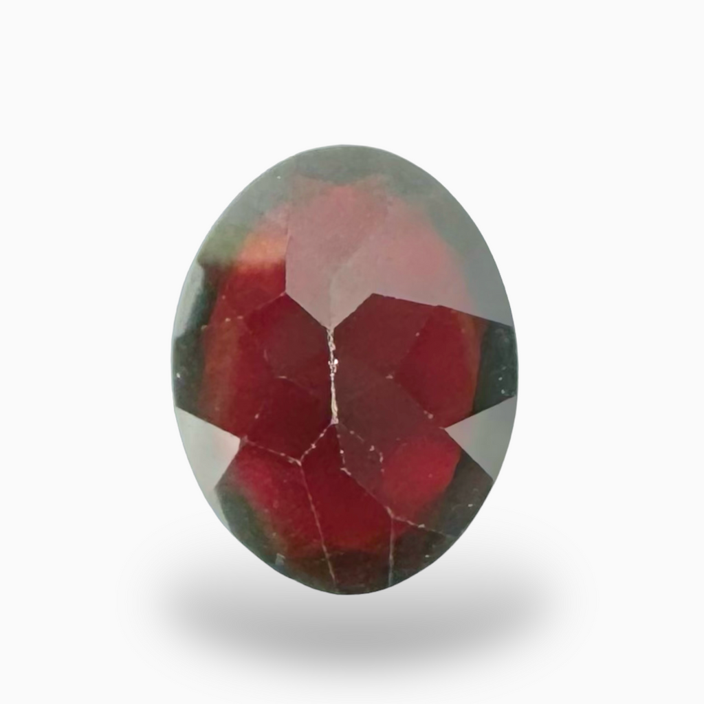 Natural Dark Red Almandine Garnet Oval Shape (Pyrope) 12.26 Carats 16X12.5mm