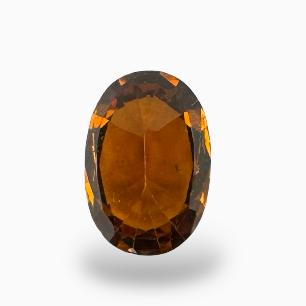Natural Hessonite Garnet Orange 3.31 Carats Oval Shape 11X7.5mm (Gomed Stone)