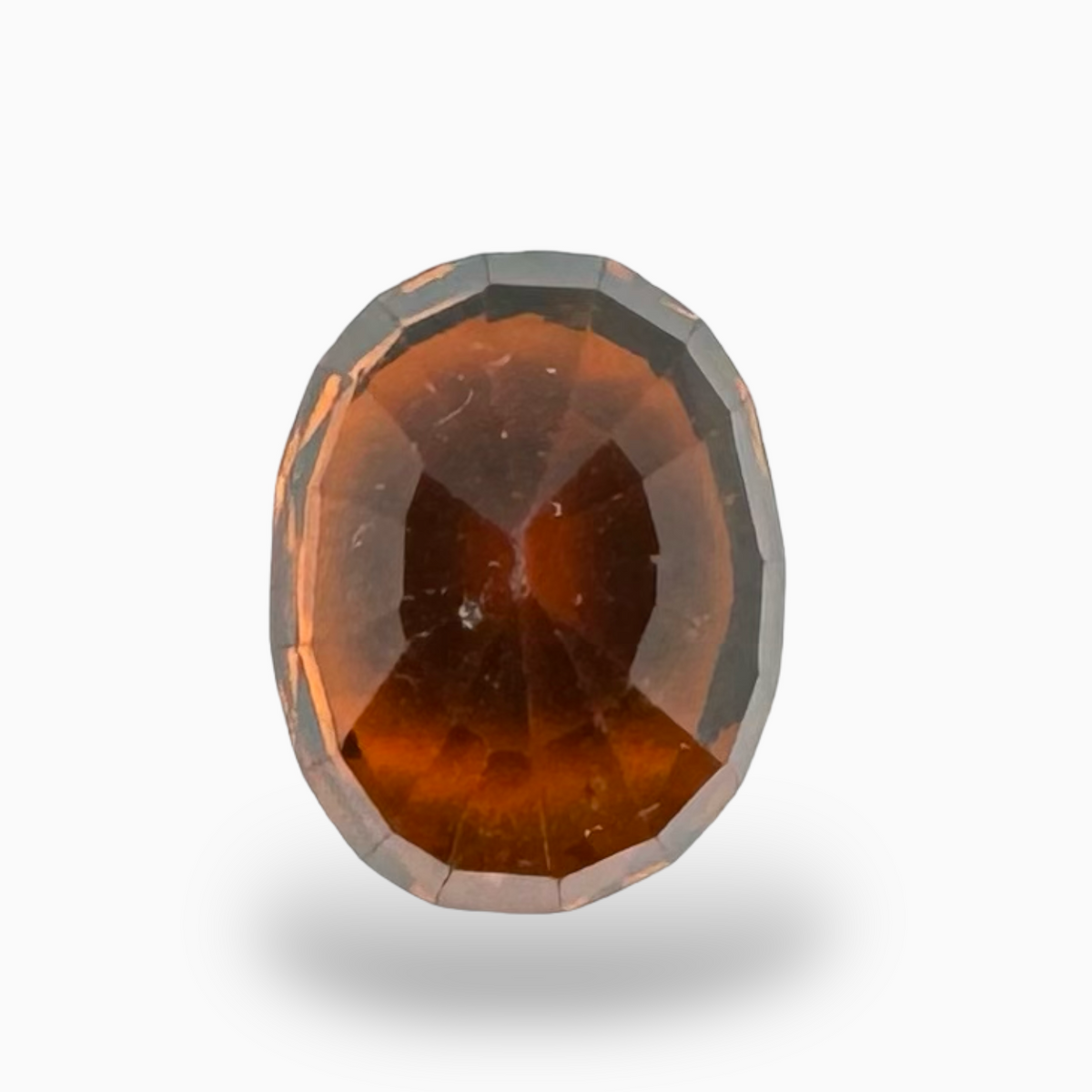 Natural Hessonite Garnet Orange Oval Shape 3.54 Carats 10X8mm (Gomed Stone)